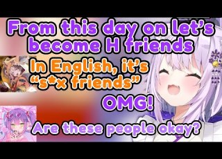  Okayu And Gigi Having A Conversation Using DeepL Is Hilarious W Hololive Clip