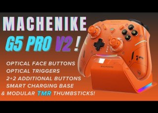  Machenike G5 Pro V2 10 Year Anniversary Edition Review Modular TMR Thumbstick Modules