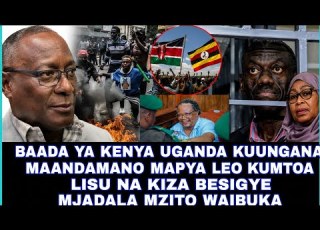  AFTER KENYA AND UGANDA JOIN FORCES NEW PROTESTS TODAY TO FREE LISSU AND KIZZA BESIGYE HEATED DE