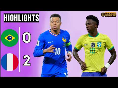 ملخص مباراة فرنسا والبرازيل 2 0 اهداف فرنسا والبرازيل اليوم