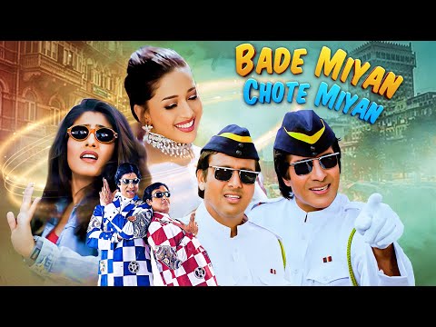 Bollywood Double Comedy Bade Miyan Chote Miyan Amitabh Bachchan Govinda Blockbuster Movie 4K