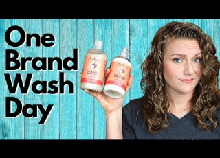 ONE BRAND WASH DAY With Shea Moisture On WAVY HAIR