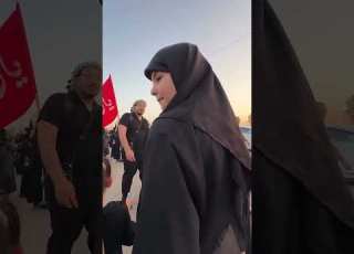 عزوبية الاطفال يتلكون الزاير على طريق المشاية زوار الامام اين عليه السلام زوار اين ابلور