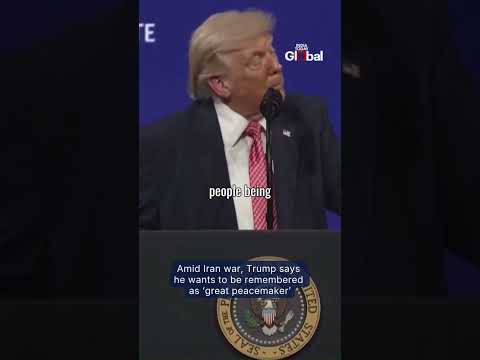 Trump Wants To Be Remembered As A Great Peacemaker Shorts Trump Usisraeliranwar