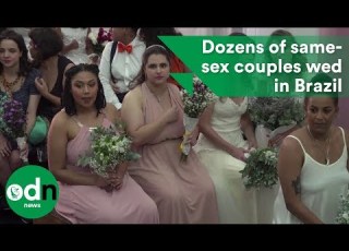  Dozens Of Same Sex Couples Wed In Brazil
