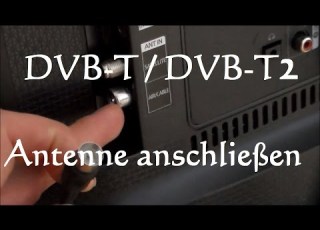 DVB T Antenne Anschließen DVB T2 Antenne Anschließen Zimmerantenne Anschließen