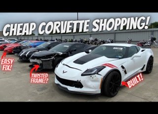 Buying CHEAP Salvage Auction Corvettes At Copart