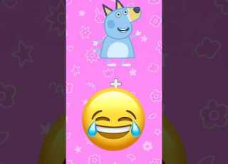 Emoji Fun With Bluey Shorts Bluey Kids