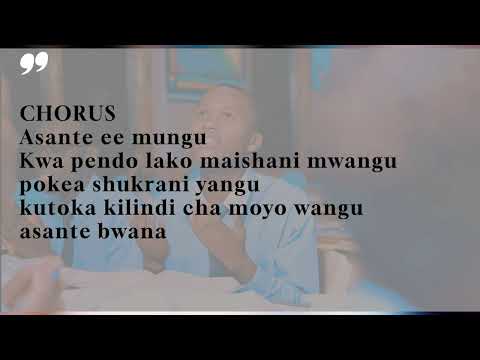 Lyric Video MOYO WA SHUKRANI KWAYA YA MT CESILIA EDMUND RICE SEC SCHOOL ARUSHA