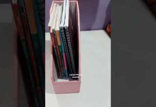 طريقة عمل منظم للمكتب والكتب بالكرتون اعمال يدوية اعادة تدوير للكرتون أعادة تدوير اعادة تدوير