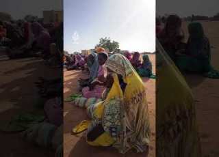 رغم معاناتها لاجئة سودانية في صحراء تشاد تدعو باكية لأجل غزة