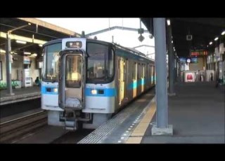 四国7000系 6000系丸亀発車 後ろで響くVVVF音