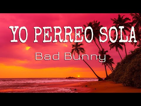 Bad Bunny Yo Perreo Sola Letra Lyrics