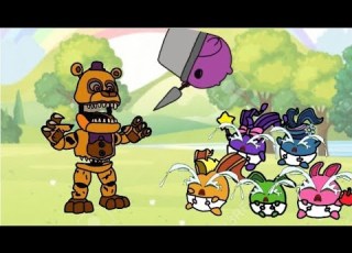  SUNNY BUNNIES X FNAF Feat Freddy And Sunny Bunny Babies With Crying Effects
