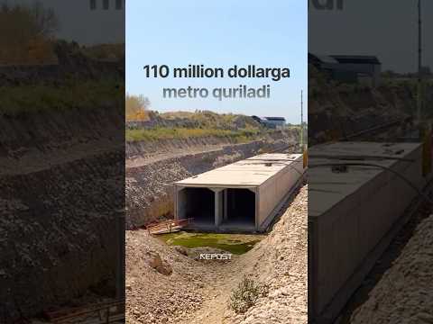 Yangi Toshkentda 110 Million Dollarga Metro Quriladi