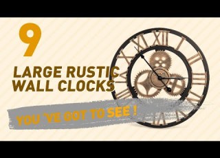 Large Rustic Wall Clocks New Popular 2017