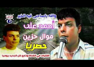 احمد على موال والله ياصاحبي فيه الخير