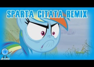  RainbowDash Do I Look Angry Sparta Citata Remix