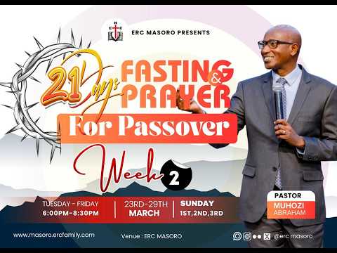 FRIDAY 27 03 2026 DAY 13 OF 21 DAYS OF PRAYER FASTING WITH PASTOR ABRAHAM MUHOZI FRIDAY 27 03 2026 DAY 13 OF 21 DAYS OF PRAYER FASTING WITH PASTOR ABRAHAM MUHOZI