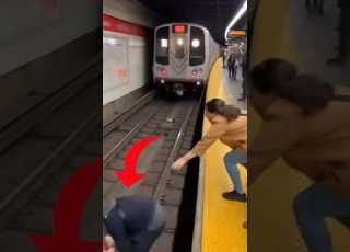 Viral Real Life Superhero Caught On Camera Subwaytrain Accident Automobile Train