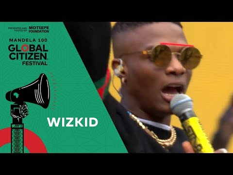 Wizkid Performs Soweto Baby Global Citizen Festival Mandela 100
