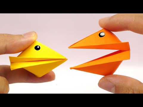 Como Hacer Un Pico De Pájaro De Papel Manualidades Con Papel