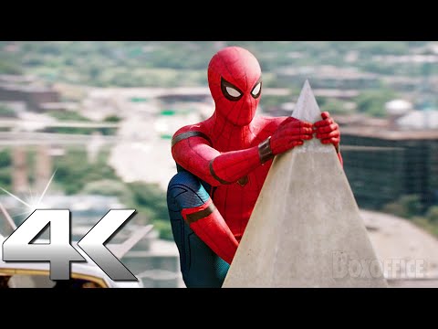 SPIDER MAN HOMECOMING Best Action Scenes 4K ᴴᴰ