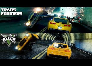 I Recreated Transformers Camaro Scene In GTA 5
