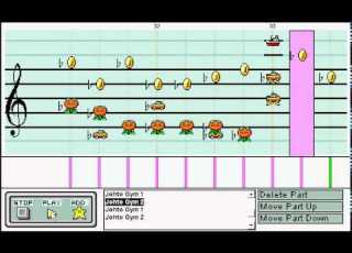 Mario Paint Composer Pokemon G S C Gym Leader Battle