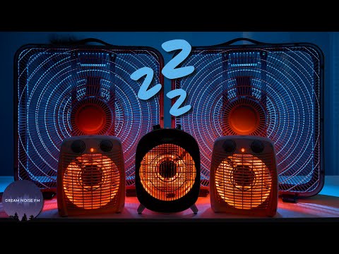 Fall Asleep To The Deep Noise Of 3 Fan Heaters And 2 Box Fans 20 Hours Long