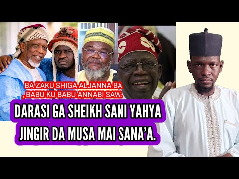 Mai Sana A Da Sani Yahya Jingir Tallata Tinubu Jahilcin Mai Kwadayi Da Ilimin Mai Son Zuciya