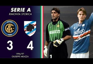 Serie A 1996 97 Inter Vs Sampdoria La Leggendaria Rimonta Della Sampdoria