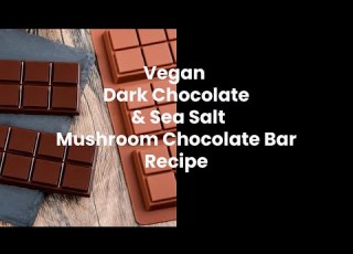 Simple 5 Ingredient Vegan Mushroom Chocolate Bar Recipe