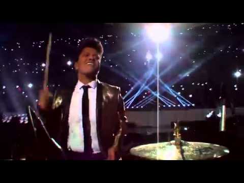 Bruno Mars Locked Out Of Heaven Super Bowl