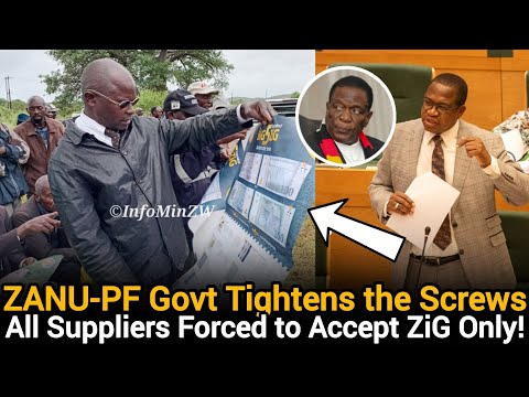 ZANU PF Govt Tightens The Screws All Suppliers Forced To Accept ZiG Only