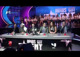  Arabs Got Talentنجوى كرم علي ناصر أحمد حلمي ومازن حايك في مؤتمر الصحفي ـ