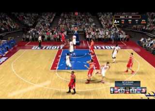 NBA 2K15 2015 2016 Season My Career LA Clippers Vs Detroit Pistons 3Q Ryota Kise