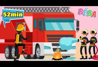 JEDOU HASIČI Traktor Lokomotiva Letadlo A Další české Písničky Pro Malé Děti 52 Minut