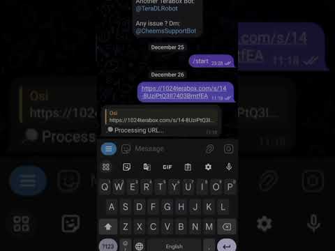 TeraBox Video Downloader Telegram Bot