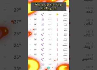 الاردن على موعد مع موجة حارة قوية ومرهقة الاسبوع القادم 8 8 2023
