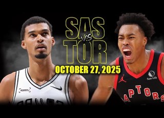 San Antonio Spurs Vs Toronto Raptors Full Game Highlights October 27 2025 NBA Season