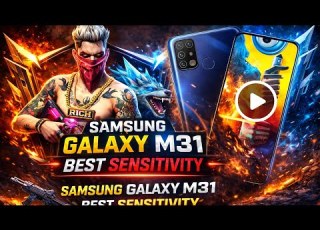 Samsung Galaxy M31 Me 100 Headshot Sensitivity Free Fire Best Settings