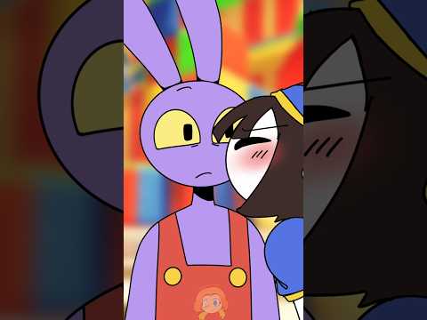 Pomni Kiss Jax TADC The Amazing Digital Circus Animation Theamazingdigitalcircus Shorts