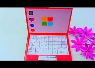  How To Make Laptop From Paper DIY Paper Laptop Paper Craft