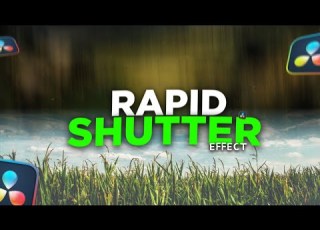 Rapid Shutter Effect In Davinci Resolve Full Tutorial