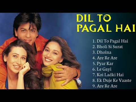 Dil To Pagal Hai Movie All Songs Audio Jukebox Shahrukh Khan Madhuri Dixit Karishma