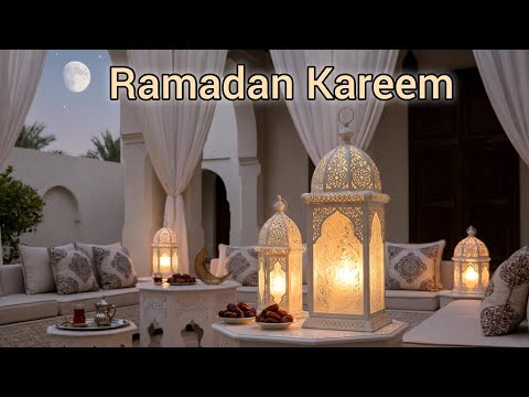 موسيقى رمضانية هادئة فوانيس وأجواء روحانية رمضان Ramadan خلفيات رمضان 2026