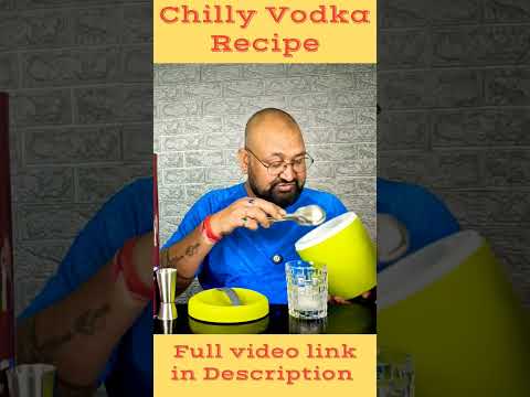 CHILLY VODKA RECIPE Nilgirikashyap Vodka Cocktail