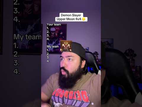 WAHNSINNIGER 4v4 Kampf Gegen Demon Slayer Upper Moon Anime Demonslayer Shorts