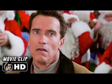 JINGLE ALL THE WAY Clip Santa Fight 1996 Arnold Schwarzenegger